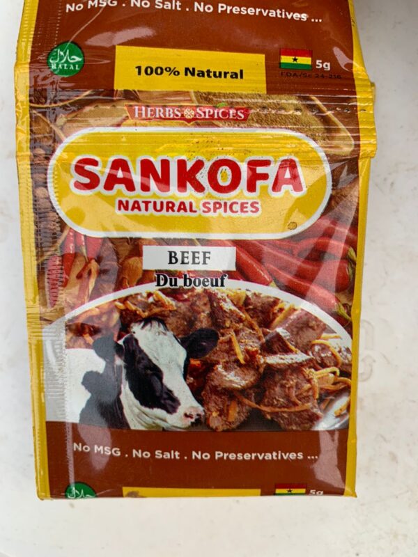 Sankofa Natural Spices (Beef)