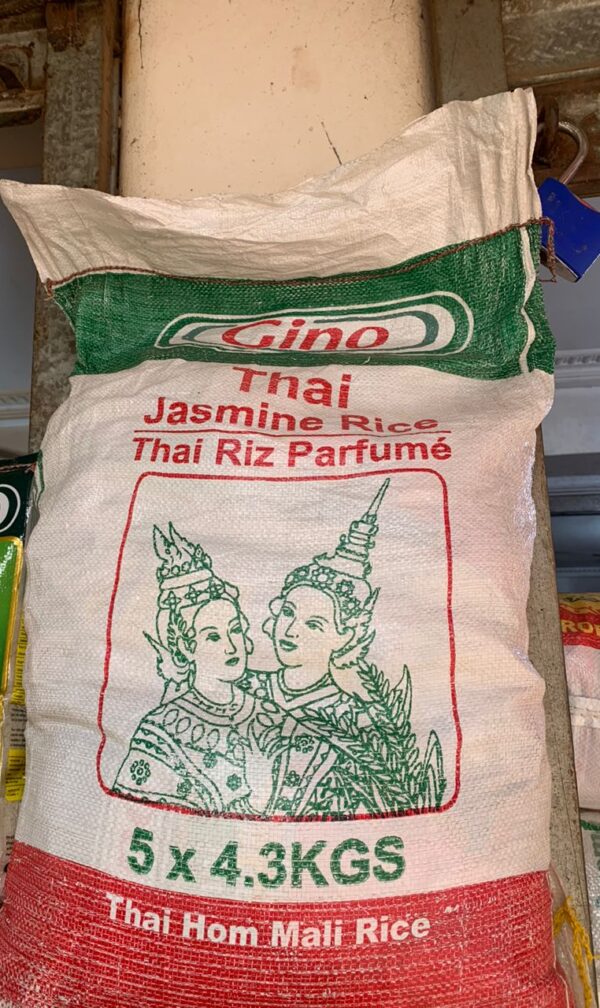 Gino Thai Jasmine Rice (5 x 4.3 Kg)